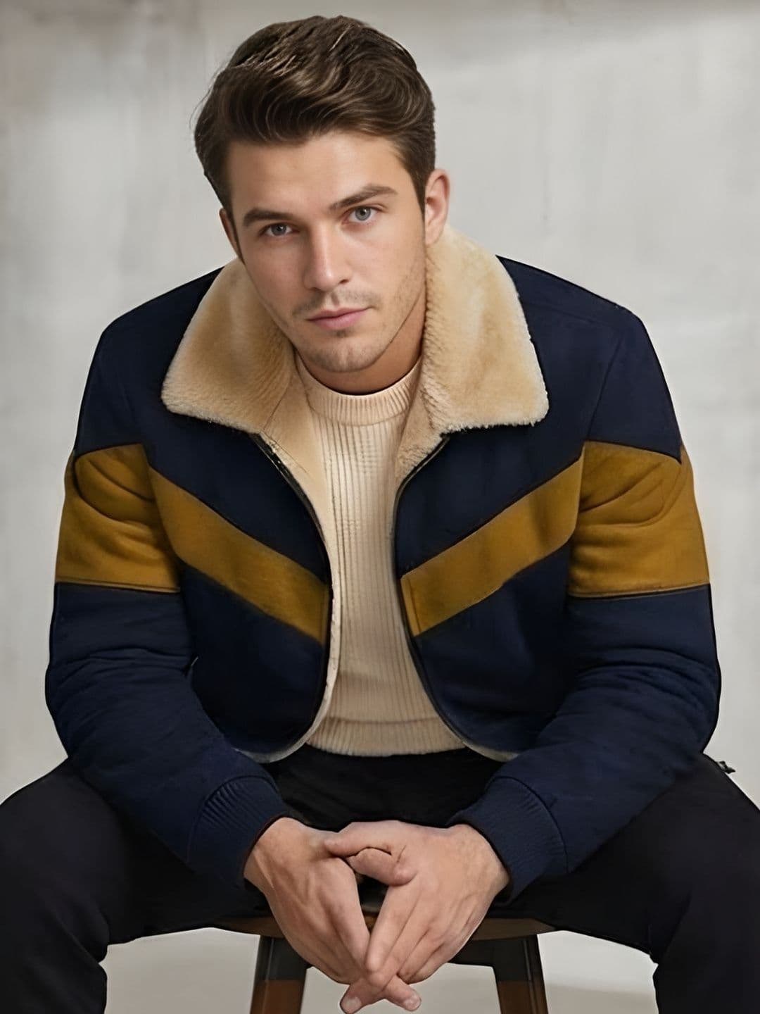 MIA FASHION Men Colourblocked Bomber Jacket - view 1