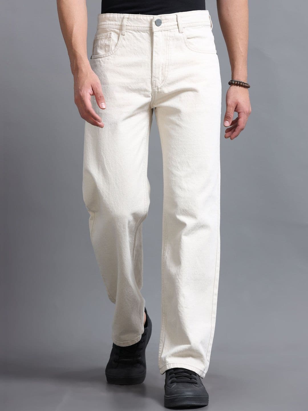 R.Code by The Roadster Life Co. Men Smart Regular Fit Mid-Rise Jeans - view 1