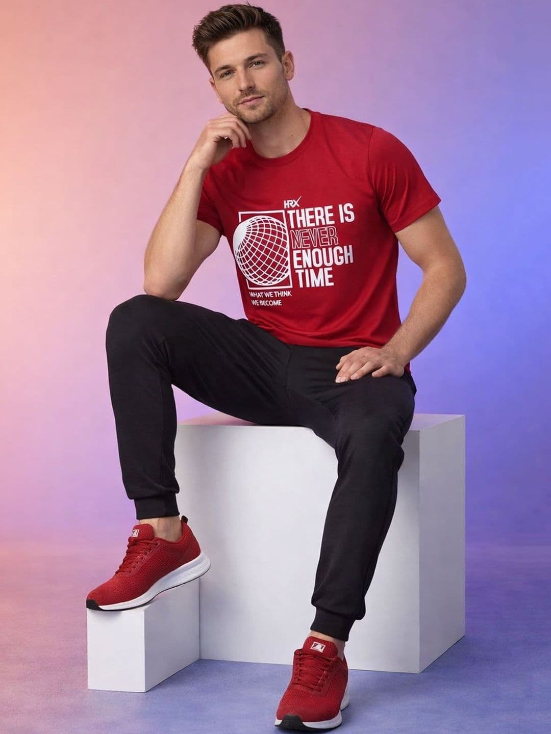 HRX by Hrithik Roshan Men Printed T-shirt - view 1