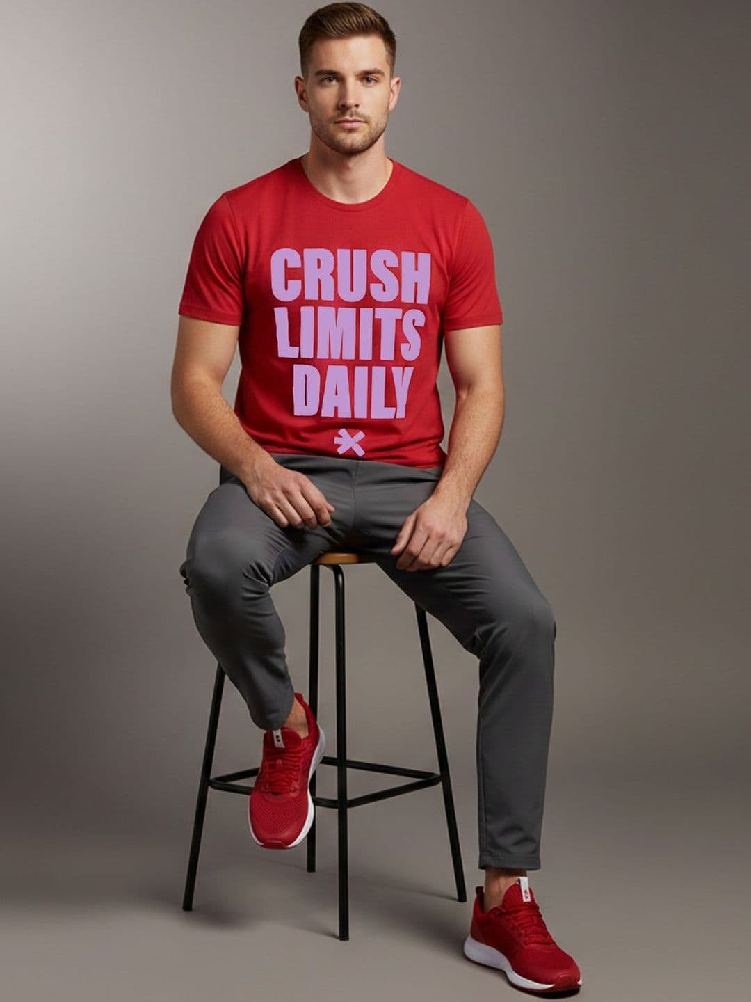 HRX by Hrithik Roshan Men Typography Printed T-shirt - view 1