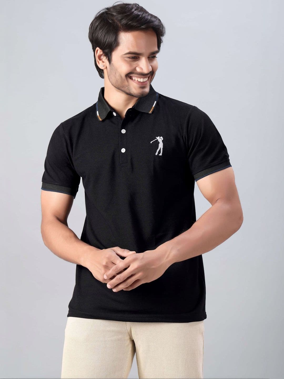 Mast & Harbour Men Brand Logo Polo Collar T-shirt - view 1