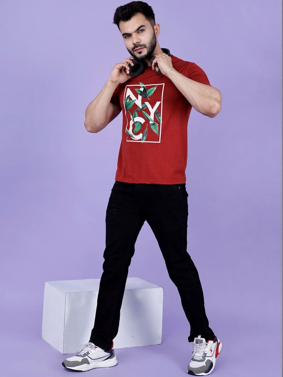 Mast & Harbour Men Printed T-shirt - view 1