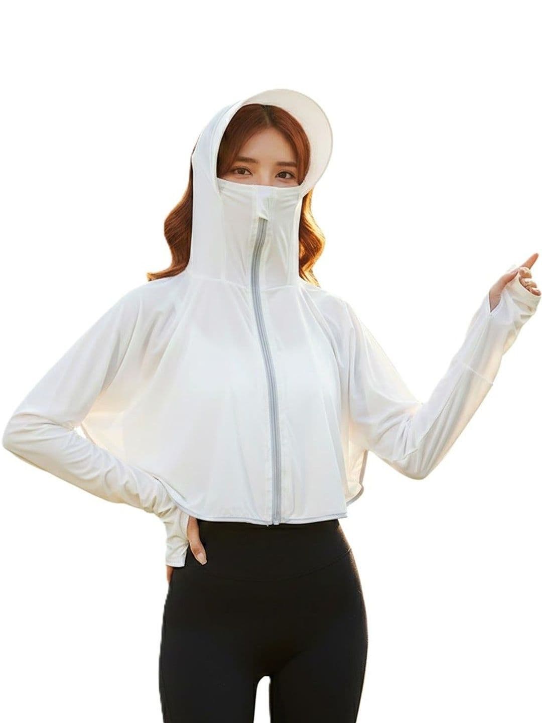 Alexvyan Women Water Resistant Crop Woven Jacket - view 1