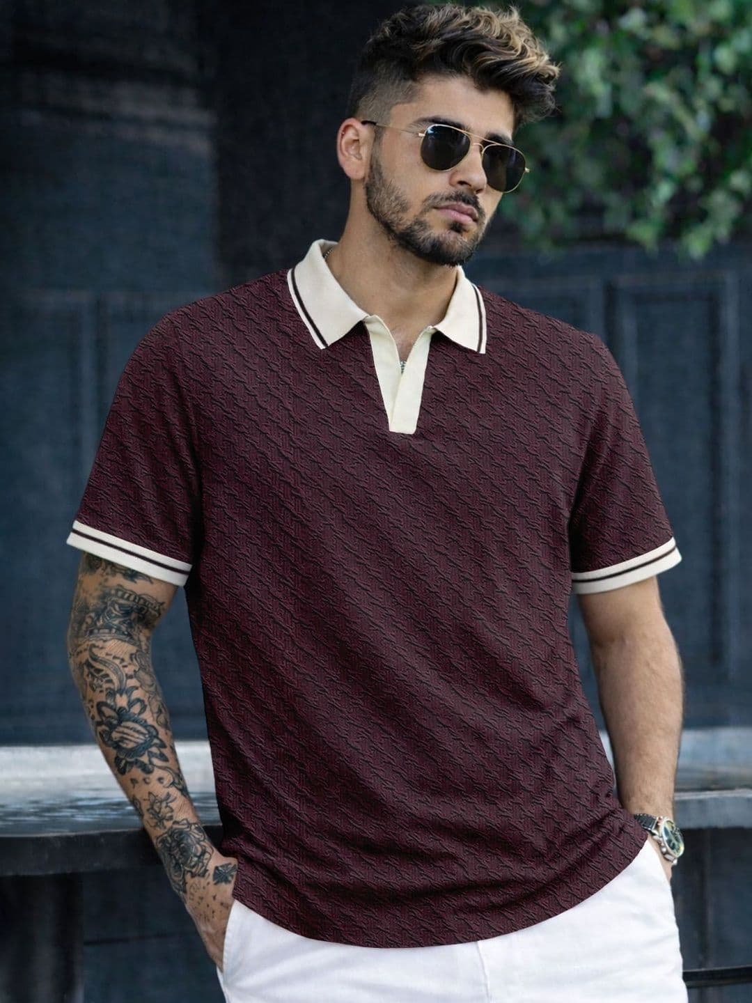 Force Men Polo Collar T-shirt - view 1