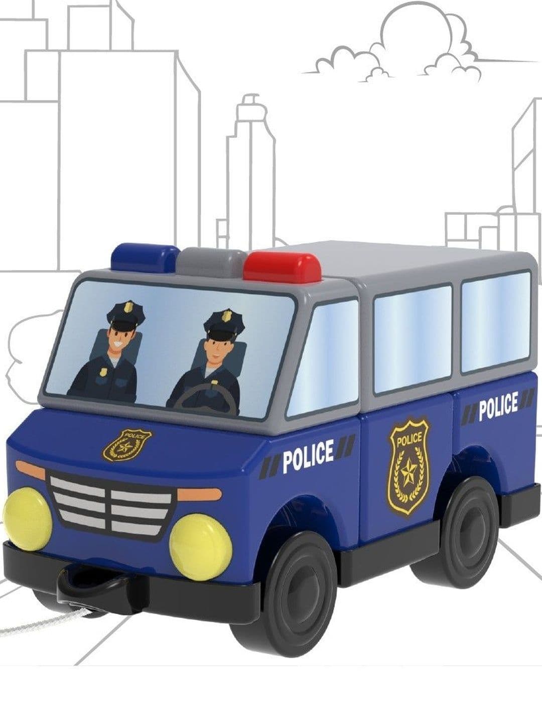 Li'l Wizards Build Your Own Police Van Early Learning Toy - view 1