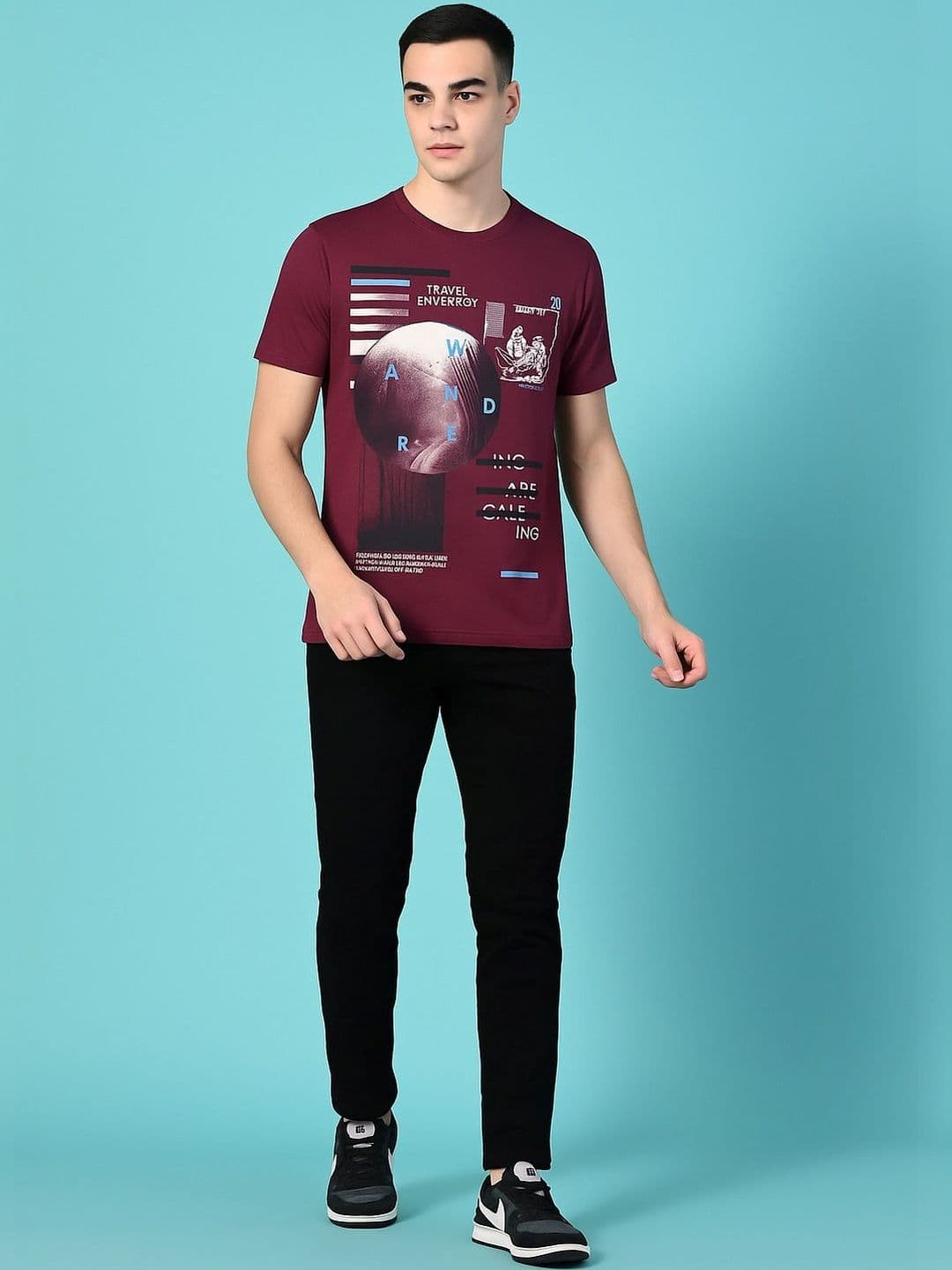 Mast & Harbour Men Printed T-shirt - view 1
