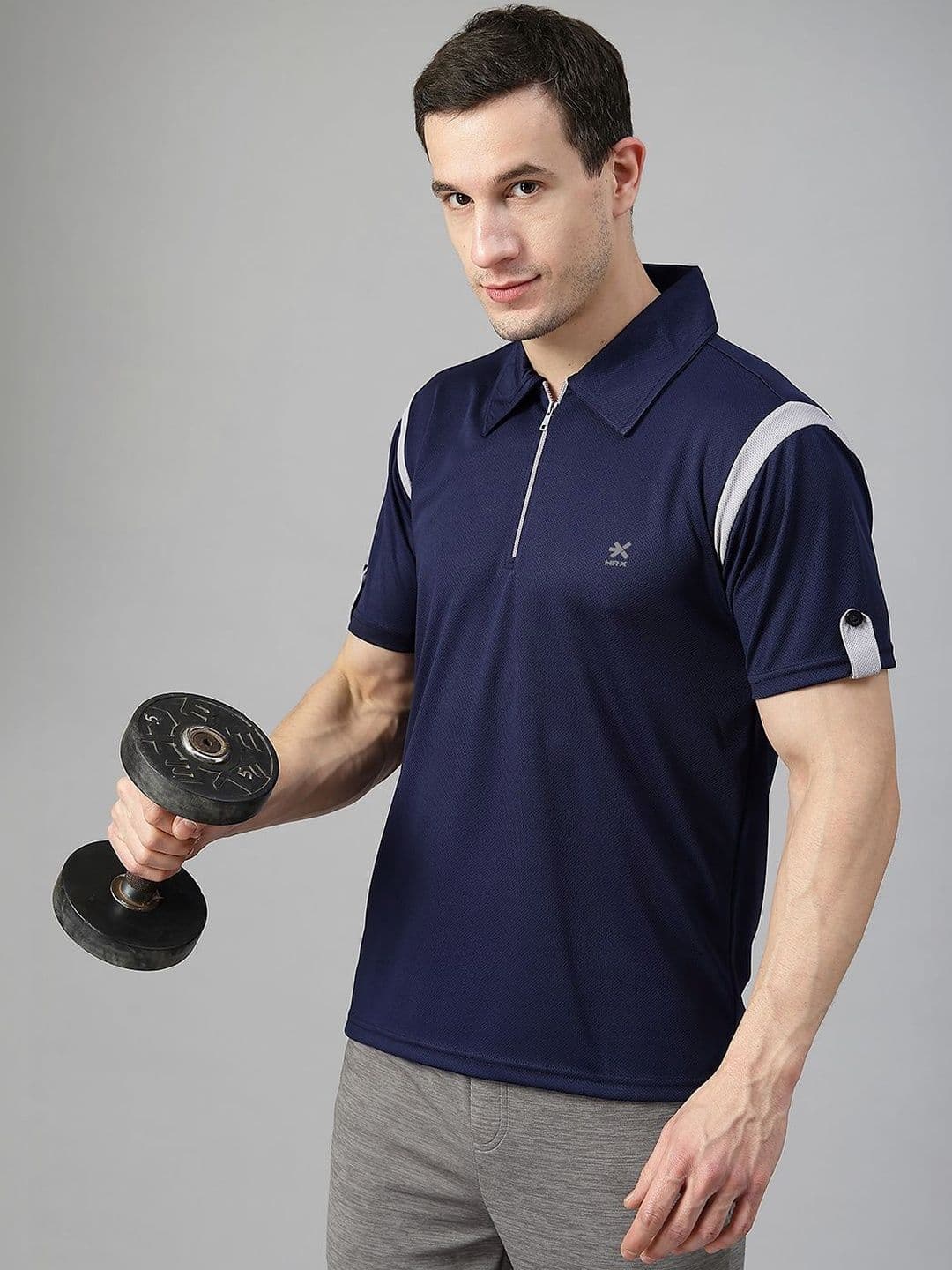 HRX by Hrithik Roshan Men Polo Collar T-shirt - view 1