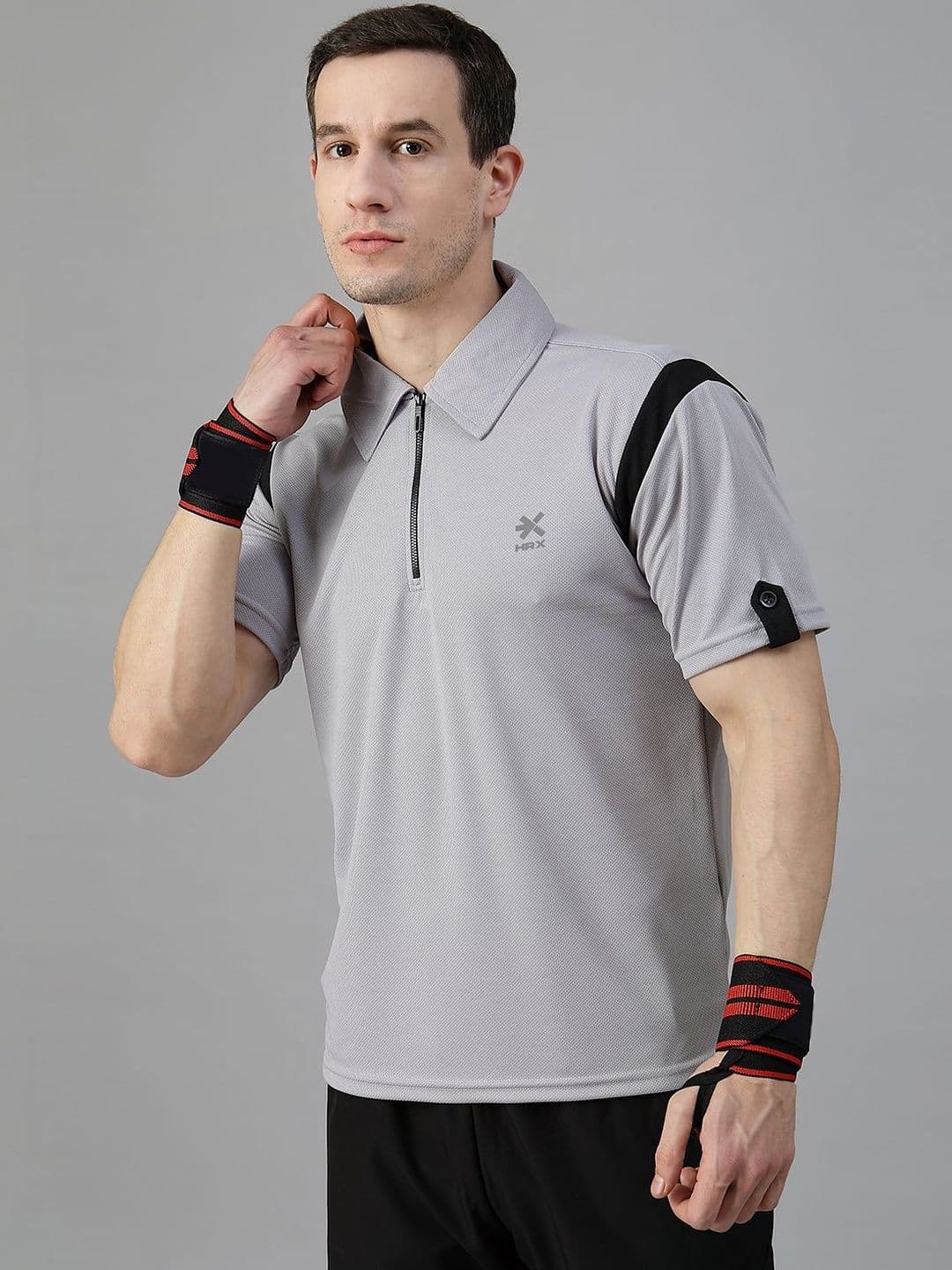 HRX by Hrithik Roshan Men Polo Collar T-shirt - view 1
