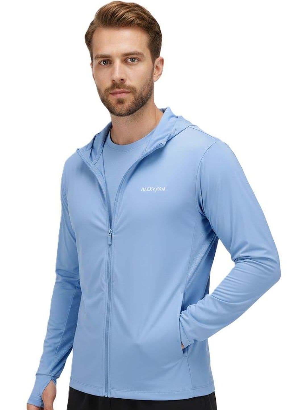 Alexvyan Men Water Resistant Outdoor Knitted Jacket - view 1
