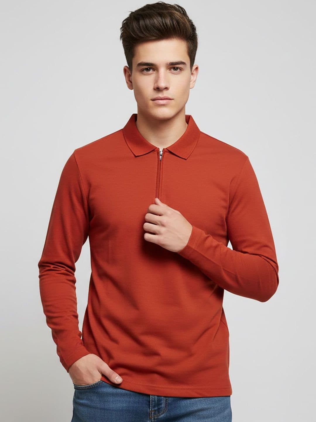 glitchez Men Polo Collar T-shirt - view 1