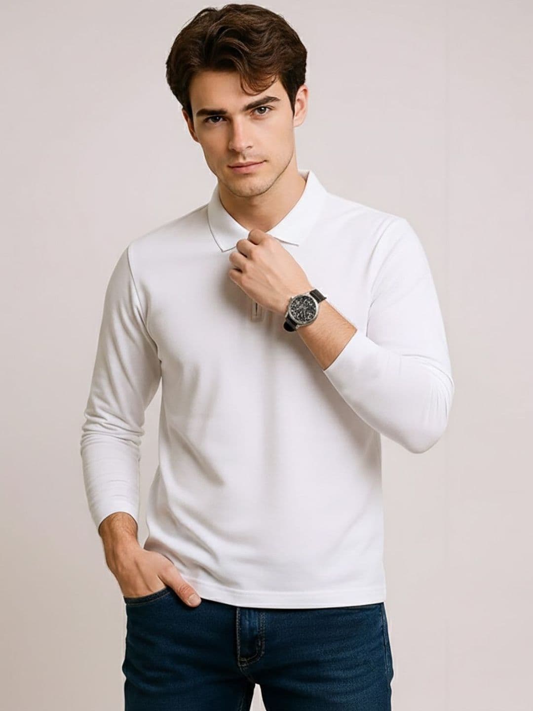 glitchez Men Polo Collar T-shirt - view 1