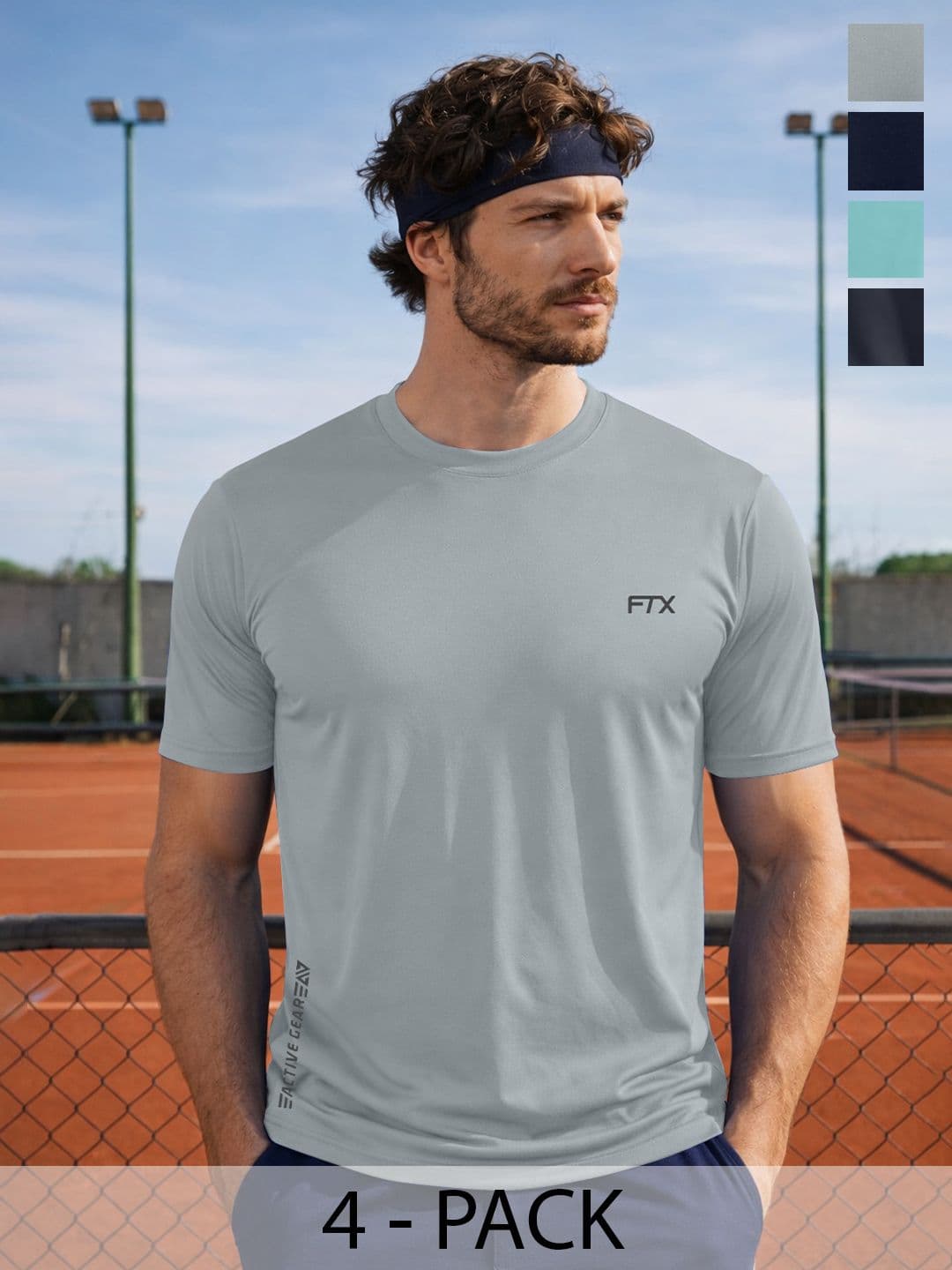 FTX Men Brand Logo 4 Printed Dri-FIT T-shirt - view 1