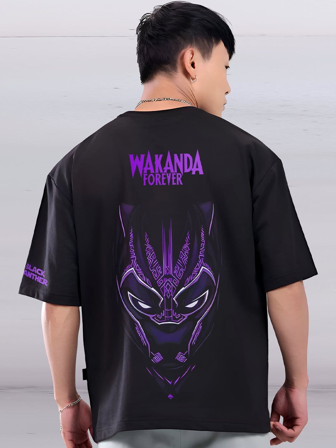 Hexacraft Men Printed Drop-Shoulder Sleeves T-shirt - view 1