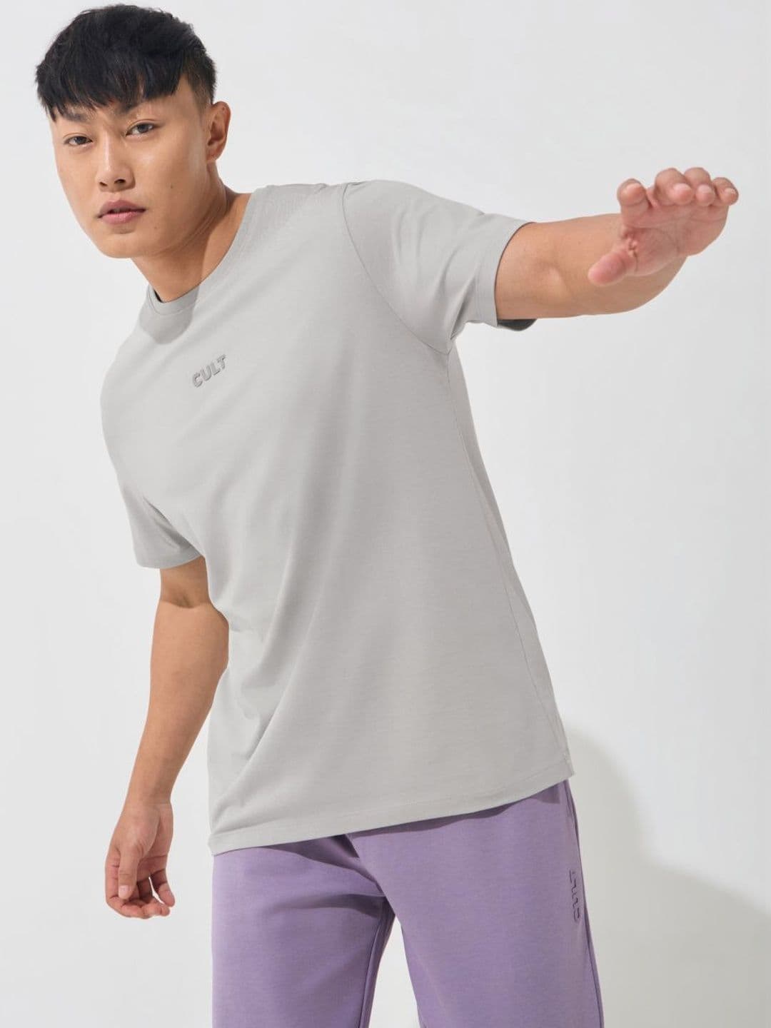 CULT Men's Grey Soft Form Classic T-shirt - view 1