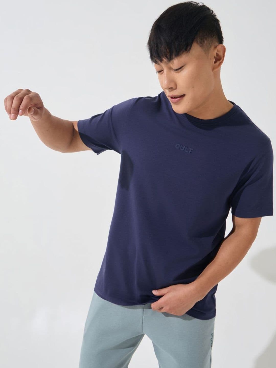 CULT Men Navy Soft Form Classic T-shirt - view 1