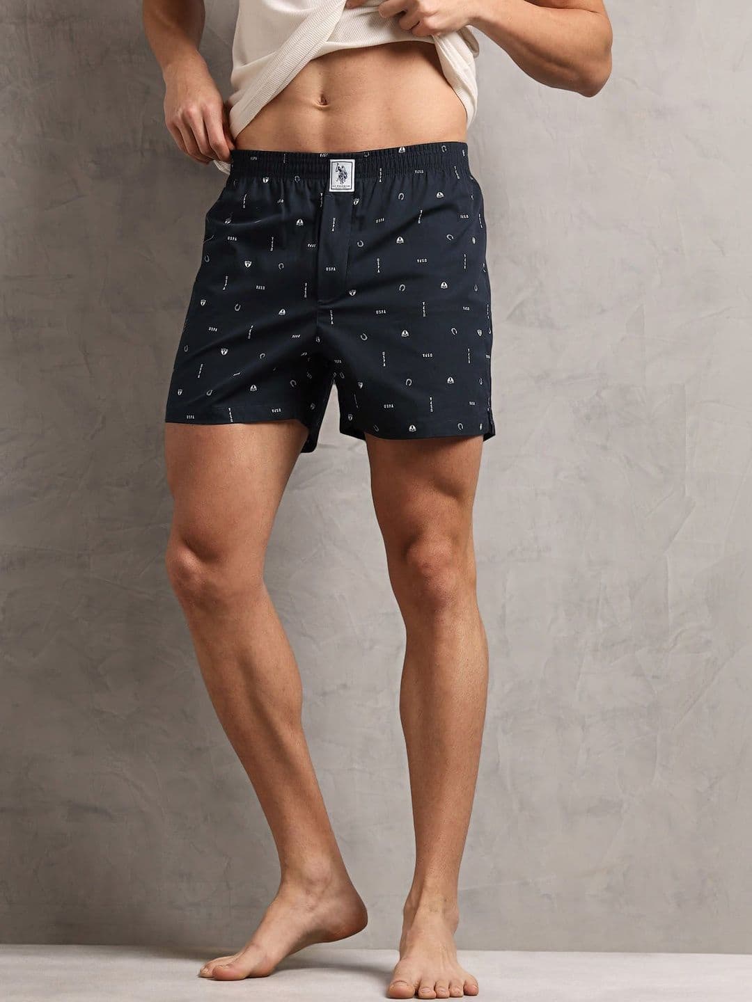 U.S. Polo Assn. Printed Pure Cotton Boxers - view 1