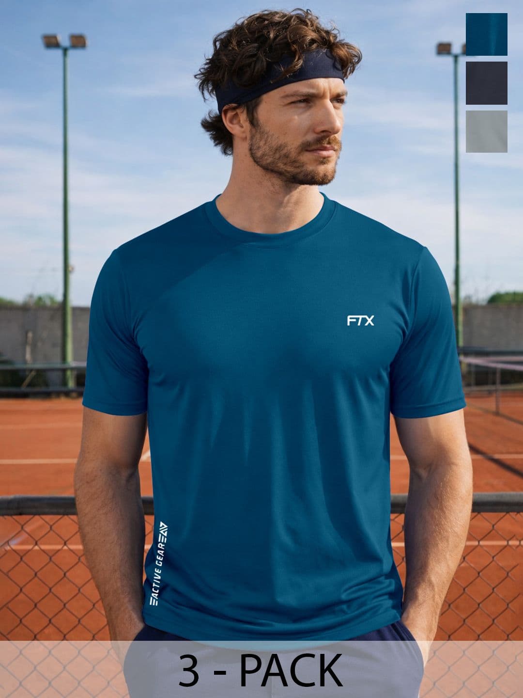 FTX Men Brand Logo 3 Dri-FIT T-shirt - view 1