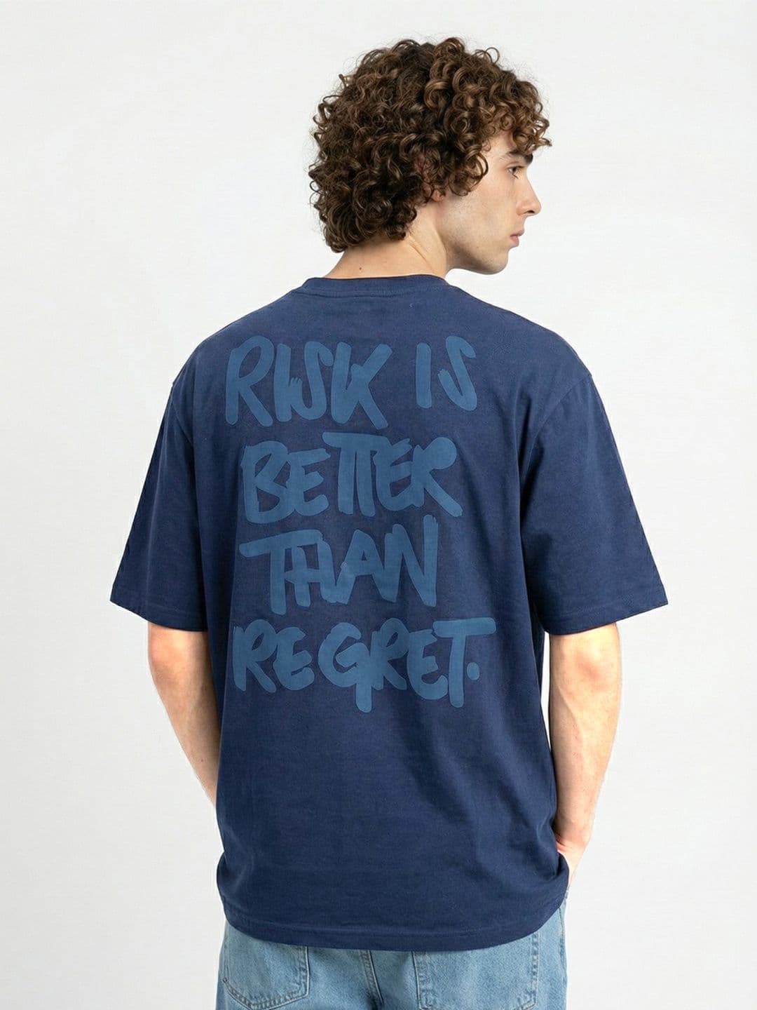 glitchez Men Typography Printed T-shirt - view 1