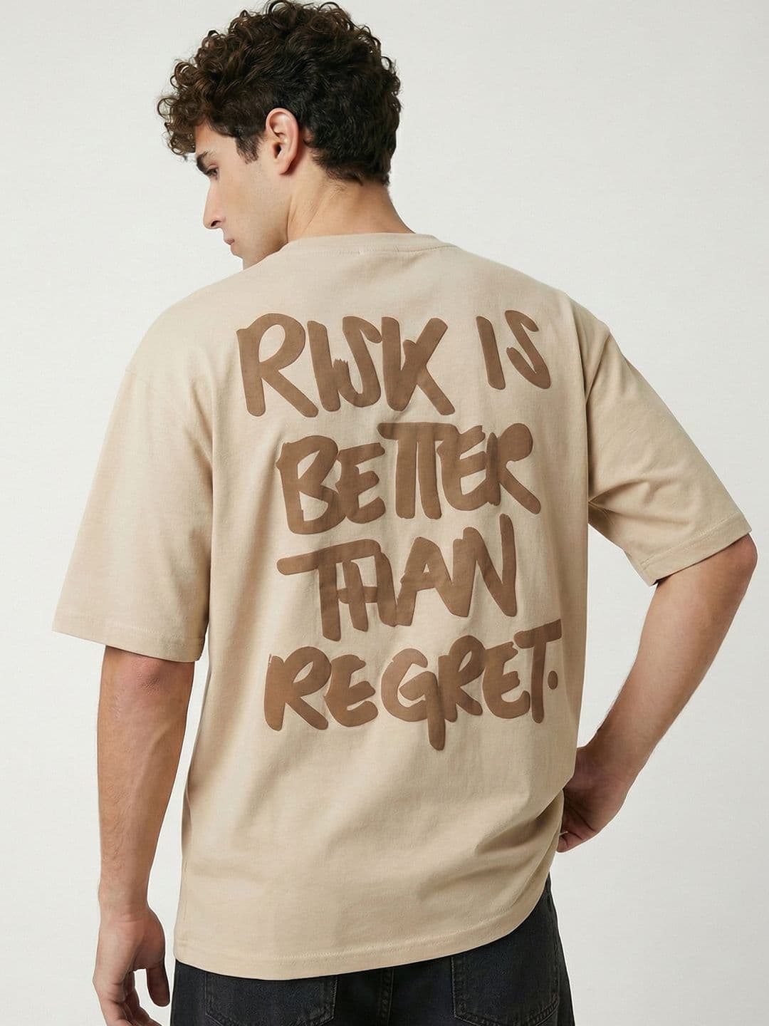 glitchez Men Typography Printed T-shirt - view 1