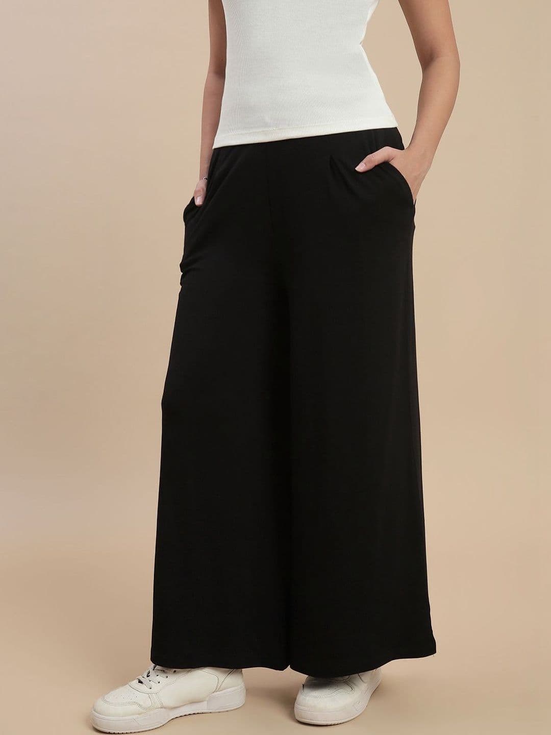 De Moza Women Knitted Palazzos - view 1