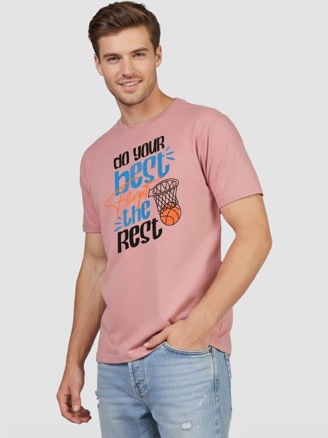 Greylongg Men Typography Printed T-shirt - view 1