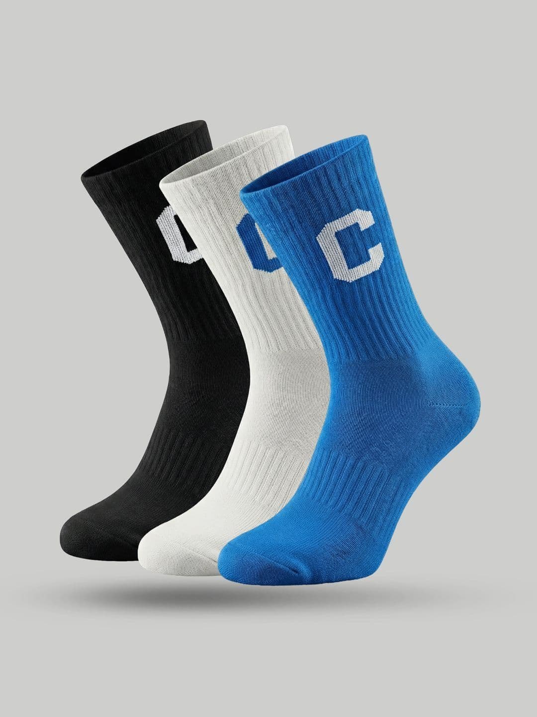 XYXX Men Pack of 3 Cotton Assorted Patterned Above Ankle Socks - view 1