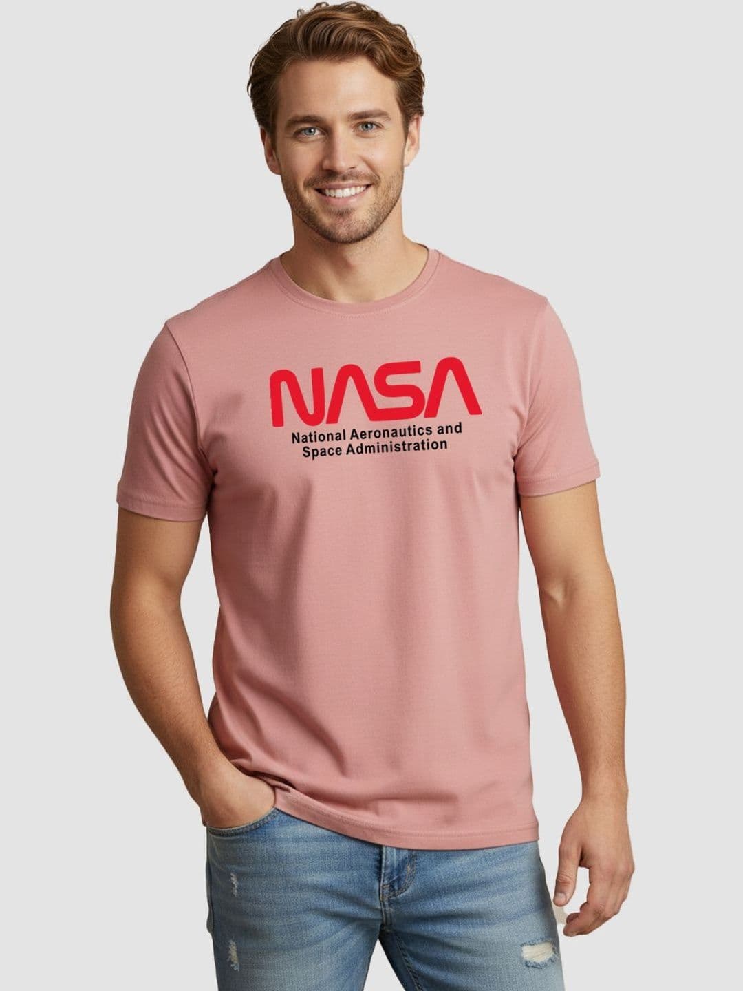 Greylongg Men Brand Logo Printed T-shirt - view 1