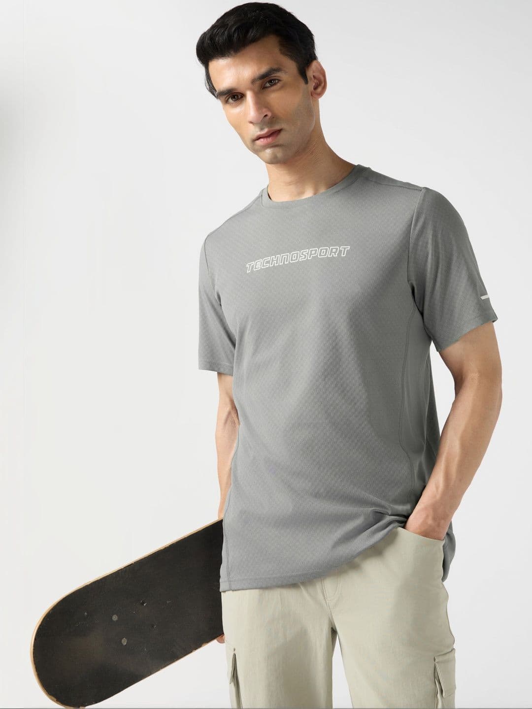 Technosport Typography Moisture Wicking T-shirt - view 1