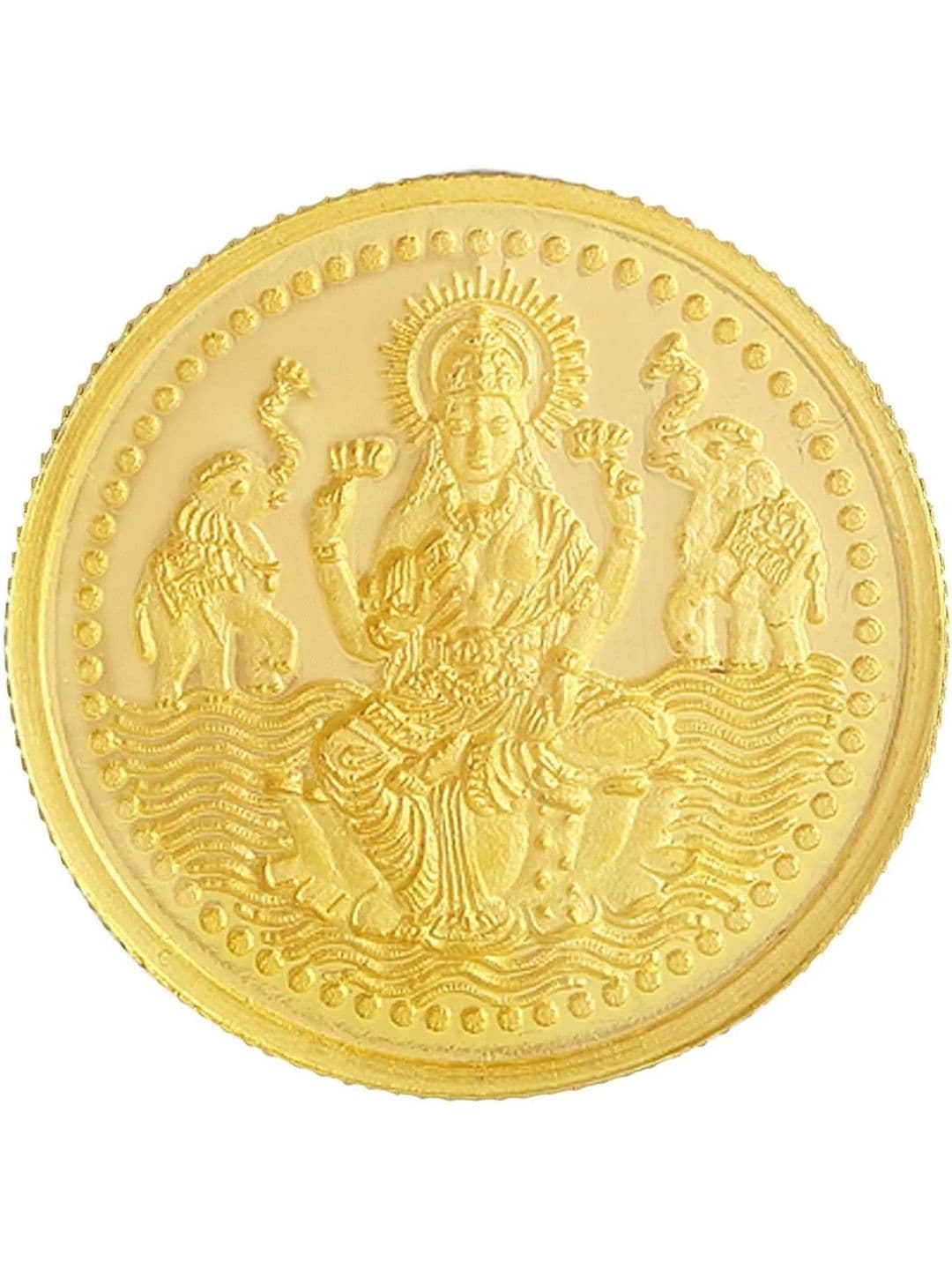 Malabar Gold & Diamonds 24KT 999 Purity Laxmi Gold Coin - 1 g - view 1