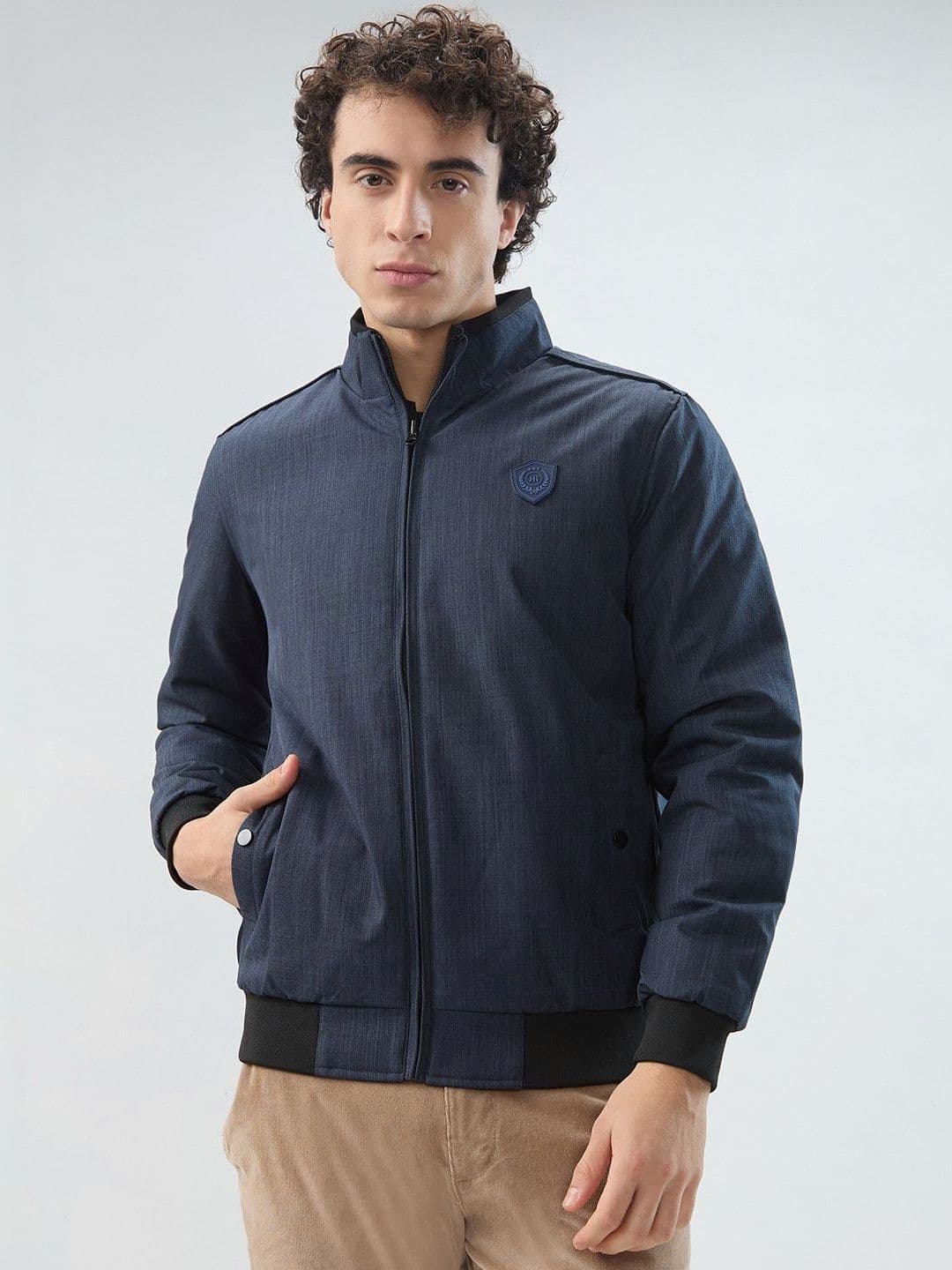 Raymond Stand Collar Long Sleeve Jackets - view 1
