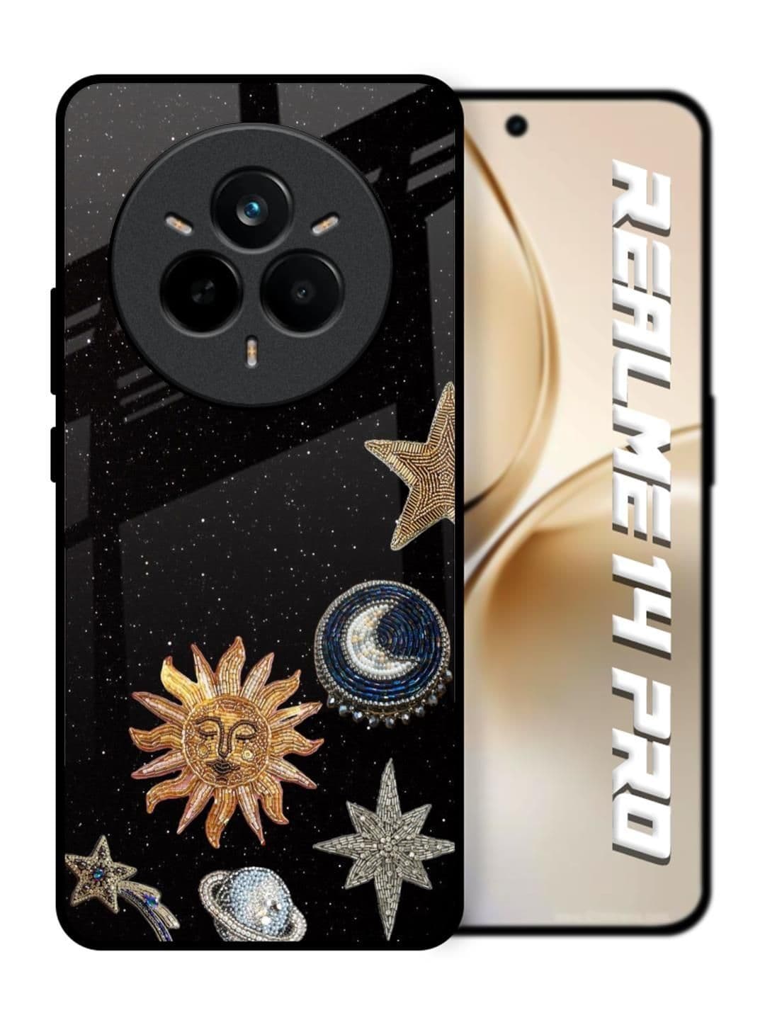 QRIOH Abstract Printed Realme 14 Pro 5G Back Case Mobile Accessories - view 1