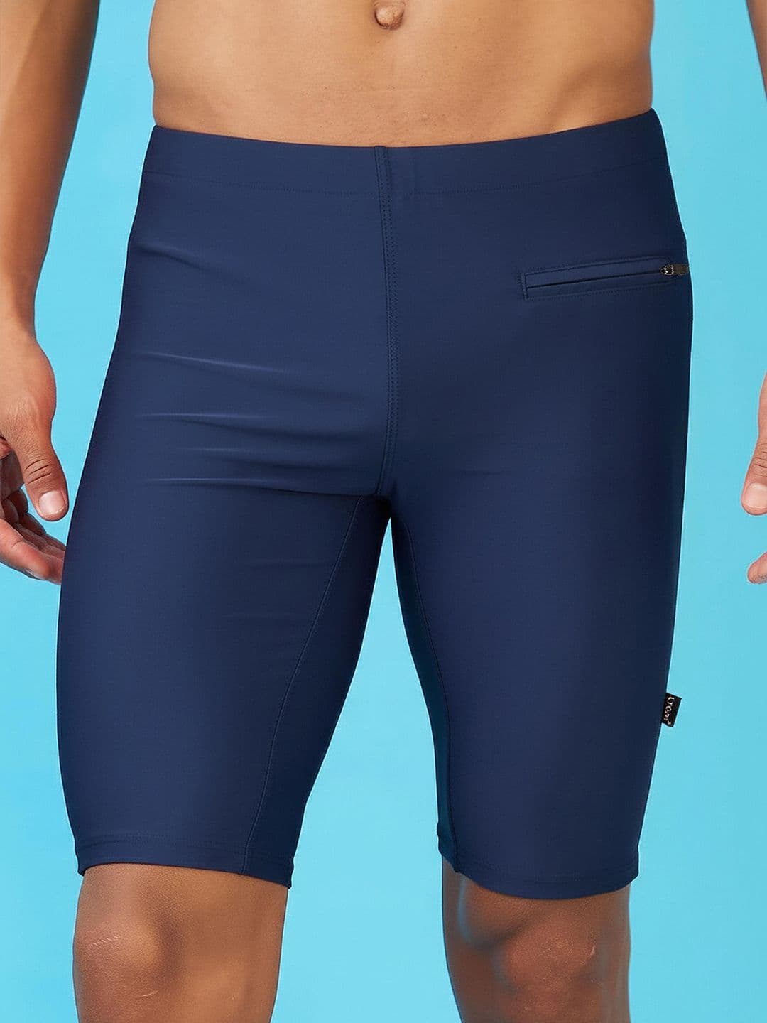 LYCOT Men Swim bottom jammers with a front zip - view 1