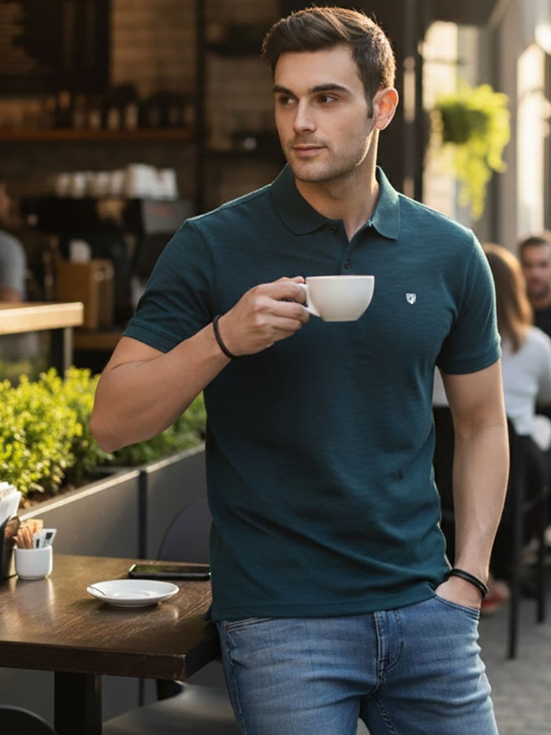 OGEN Men Polo Collar T-shirt - view 1