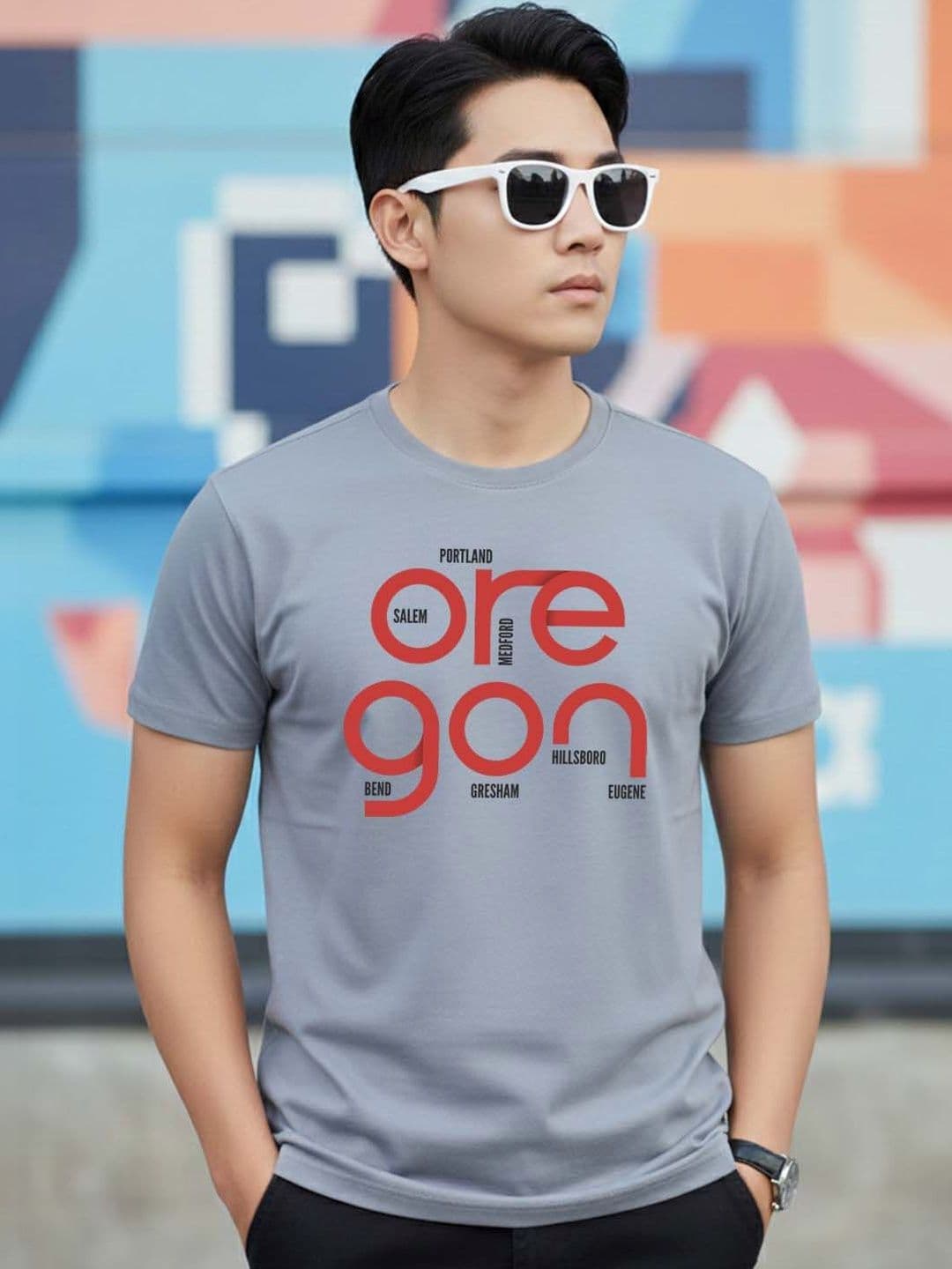 Greylongg Men Typography Printed T-shirt - view 1