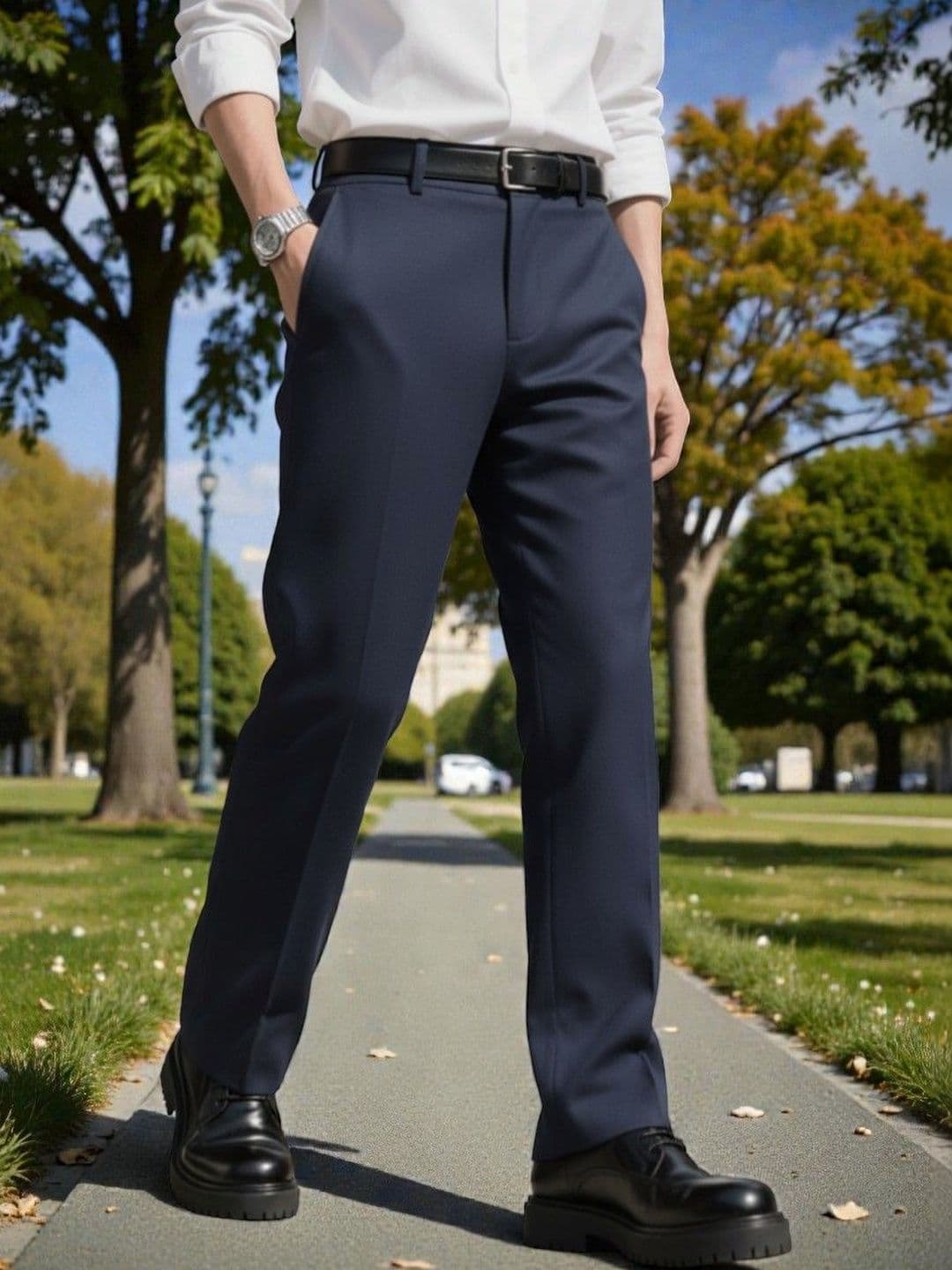 Next One Men Easy Wash Trousers - view 1