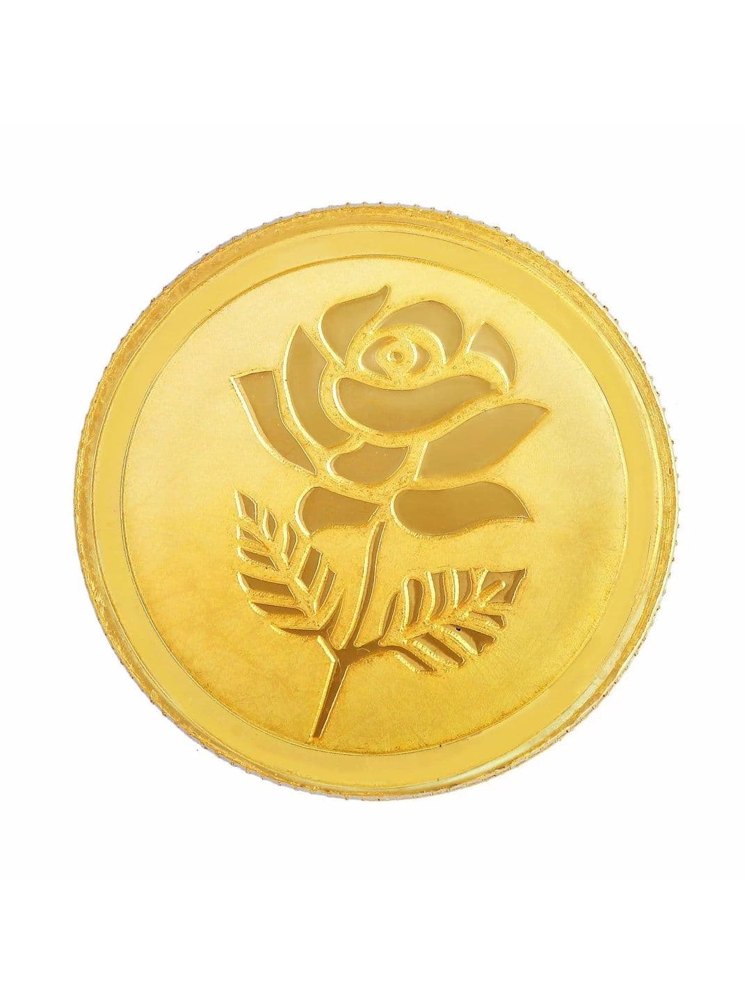 Malabar Gold & Diamonds 22KT 916 Purity Rose Gold Coin - 1 g - view 1