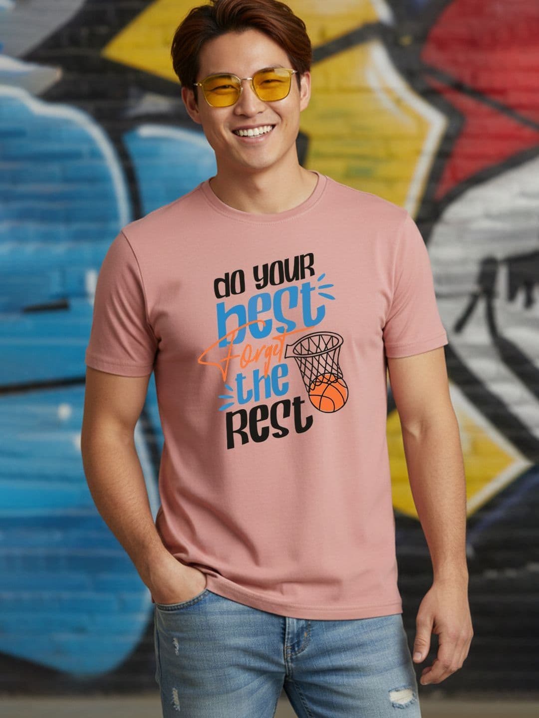 Greylongg Men Typography Printed T-shirt - view 1