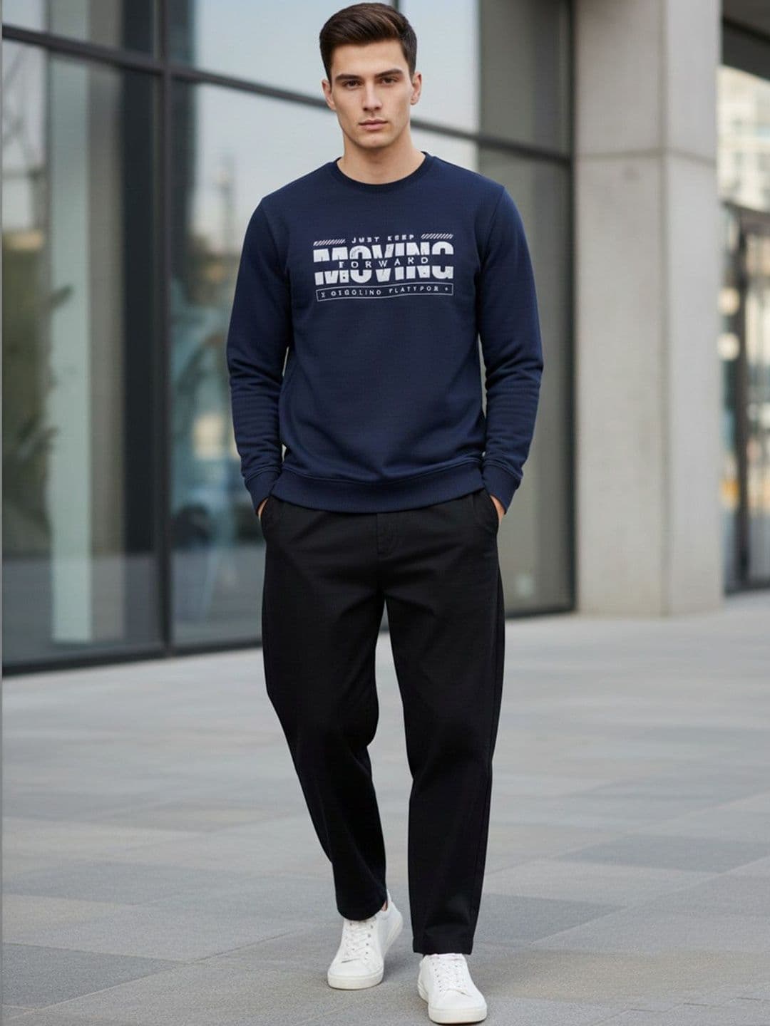 ST Trends Men Typography Printed T-shirt - view 1