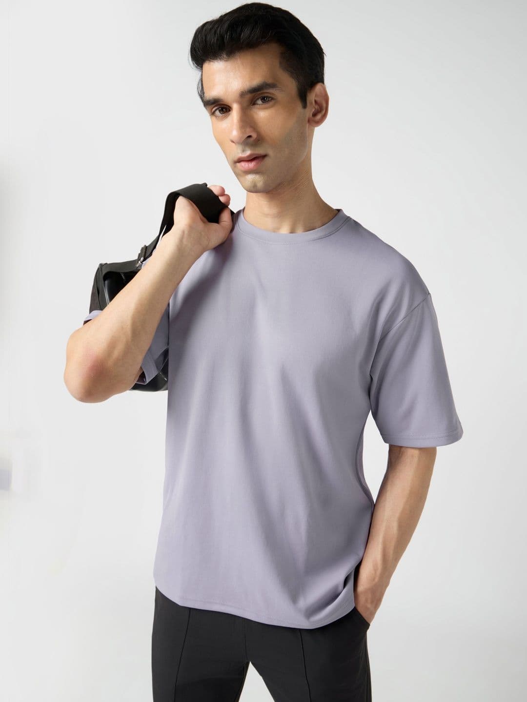 Technosport Rapid-Dry Drop-Shoulder Sleeves Relaxed Fit T-shirt - view 1
