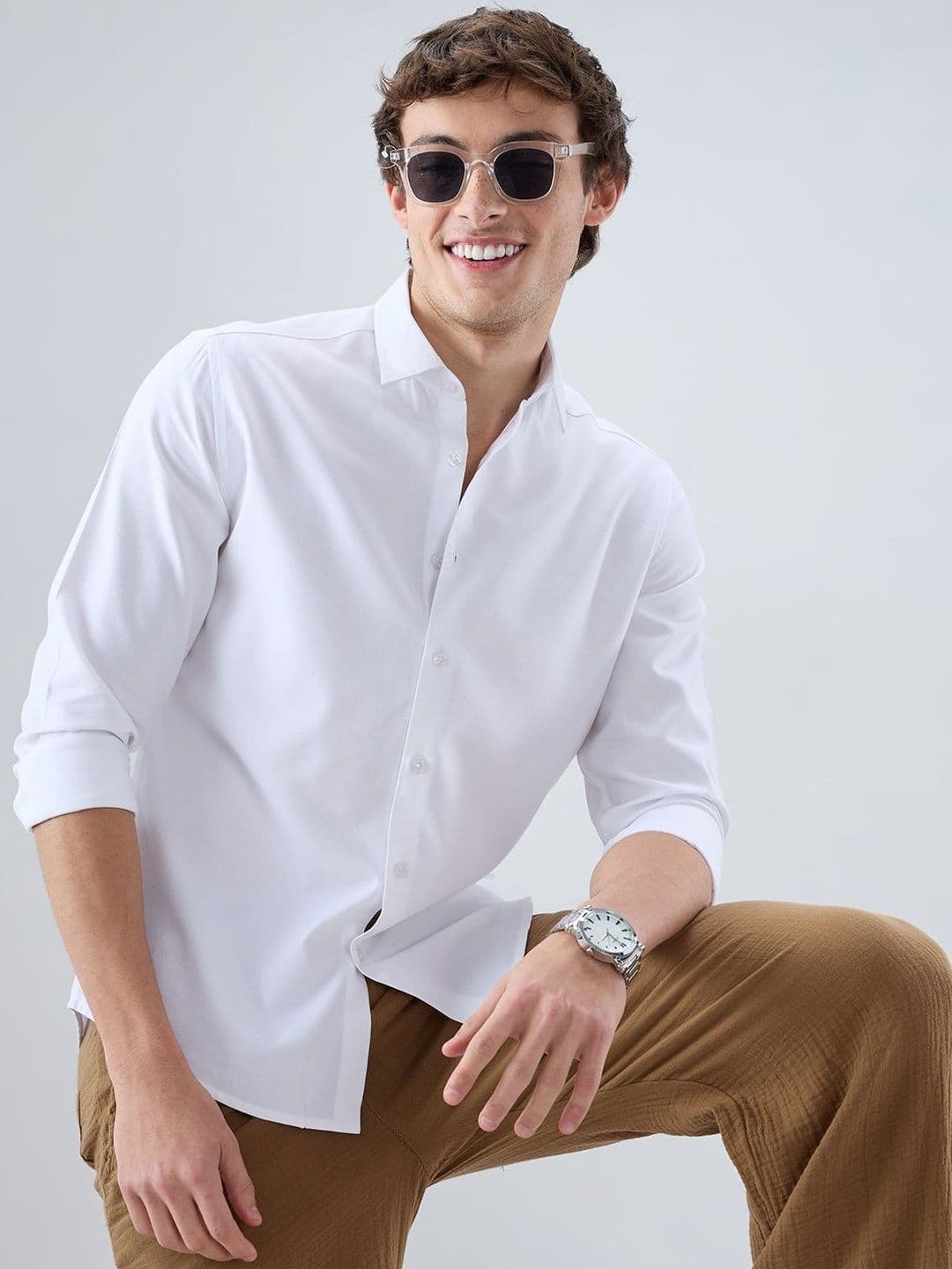 VASTRADO Men Classic Slim Fit Casual Shirt - view 1
