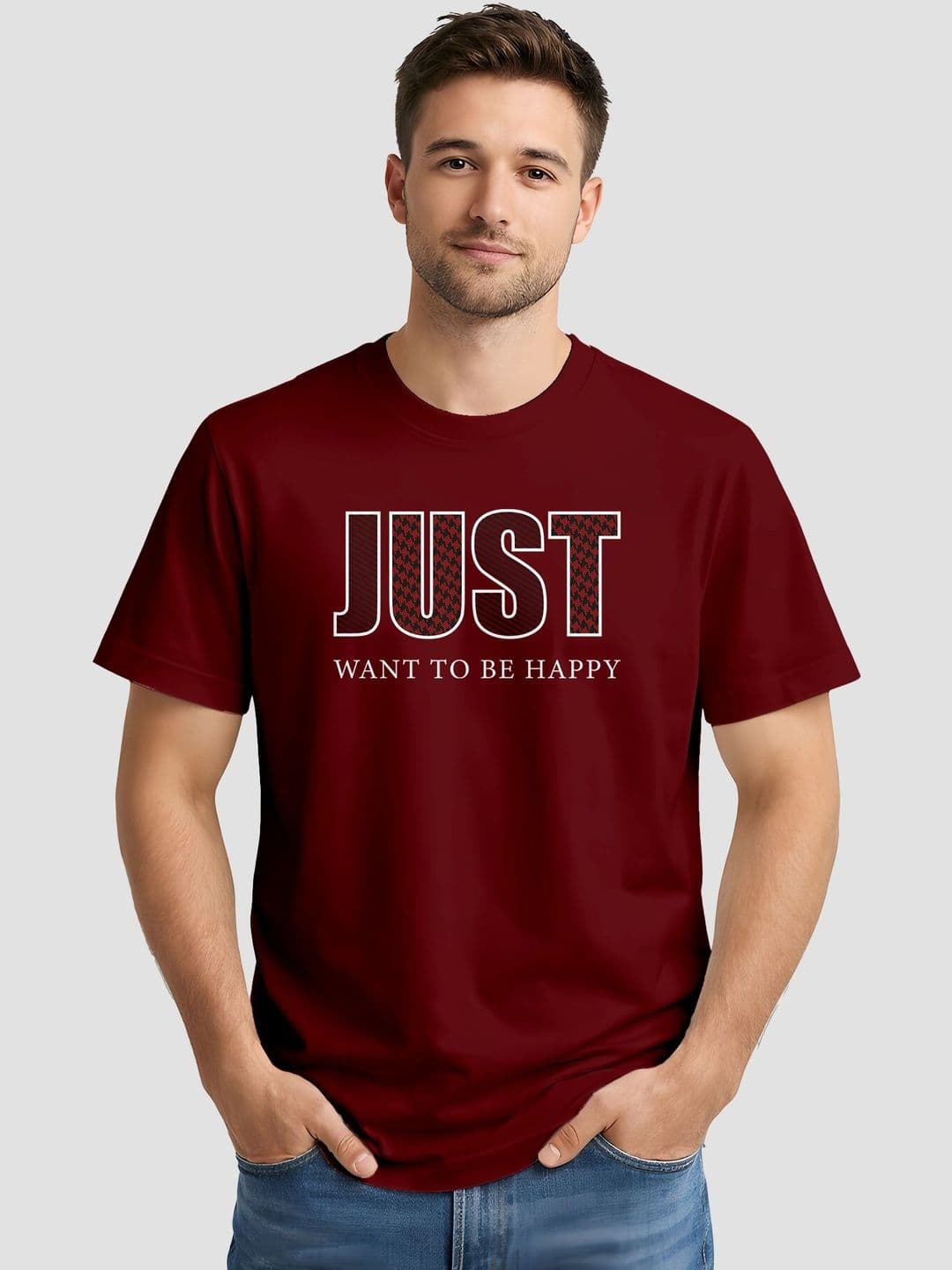 Enciger Men Typography Printed T-shirt - view 1