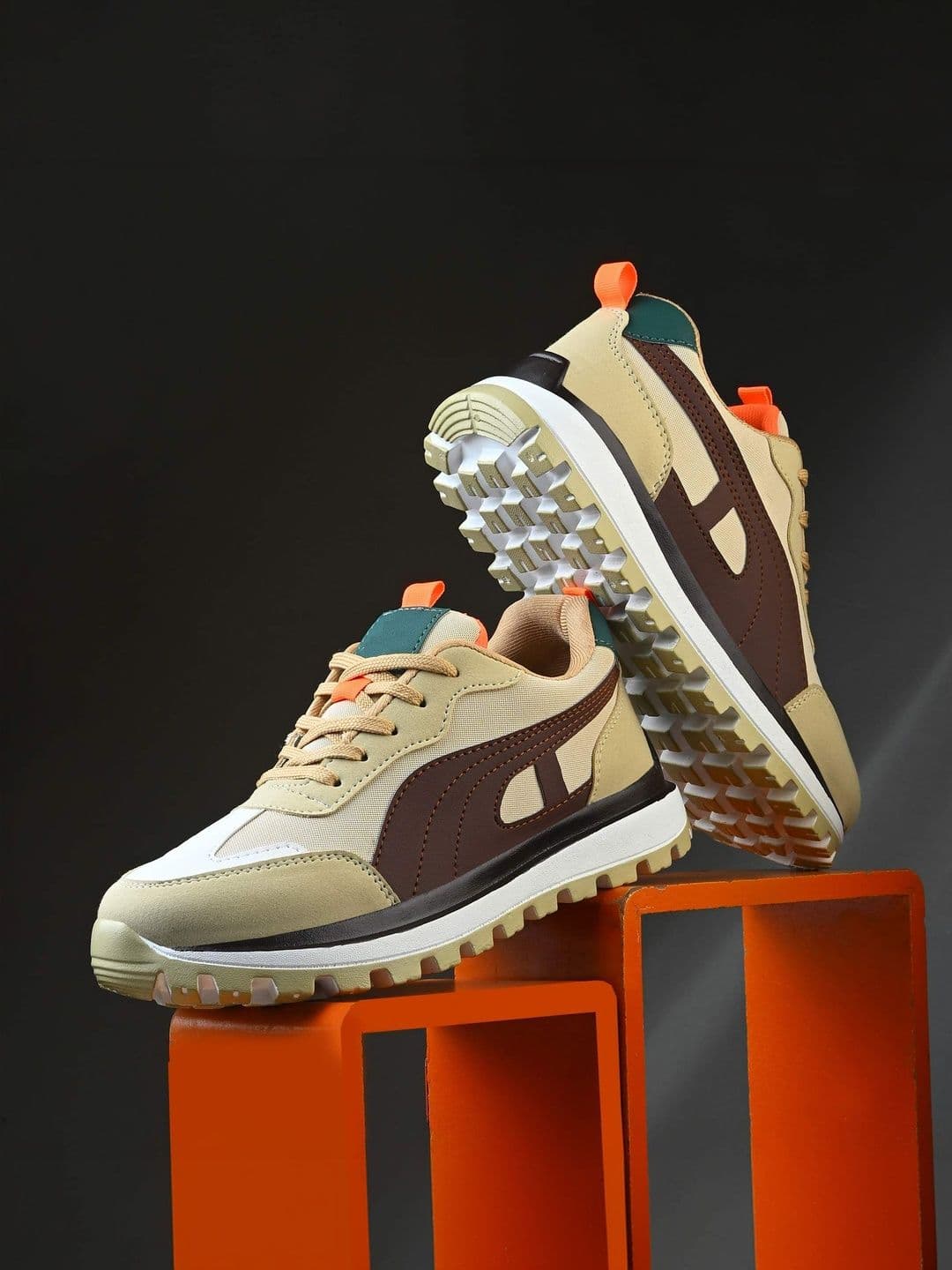 HERE&NOW Men Colourblocked Sneakers - view 1