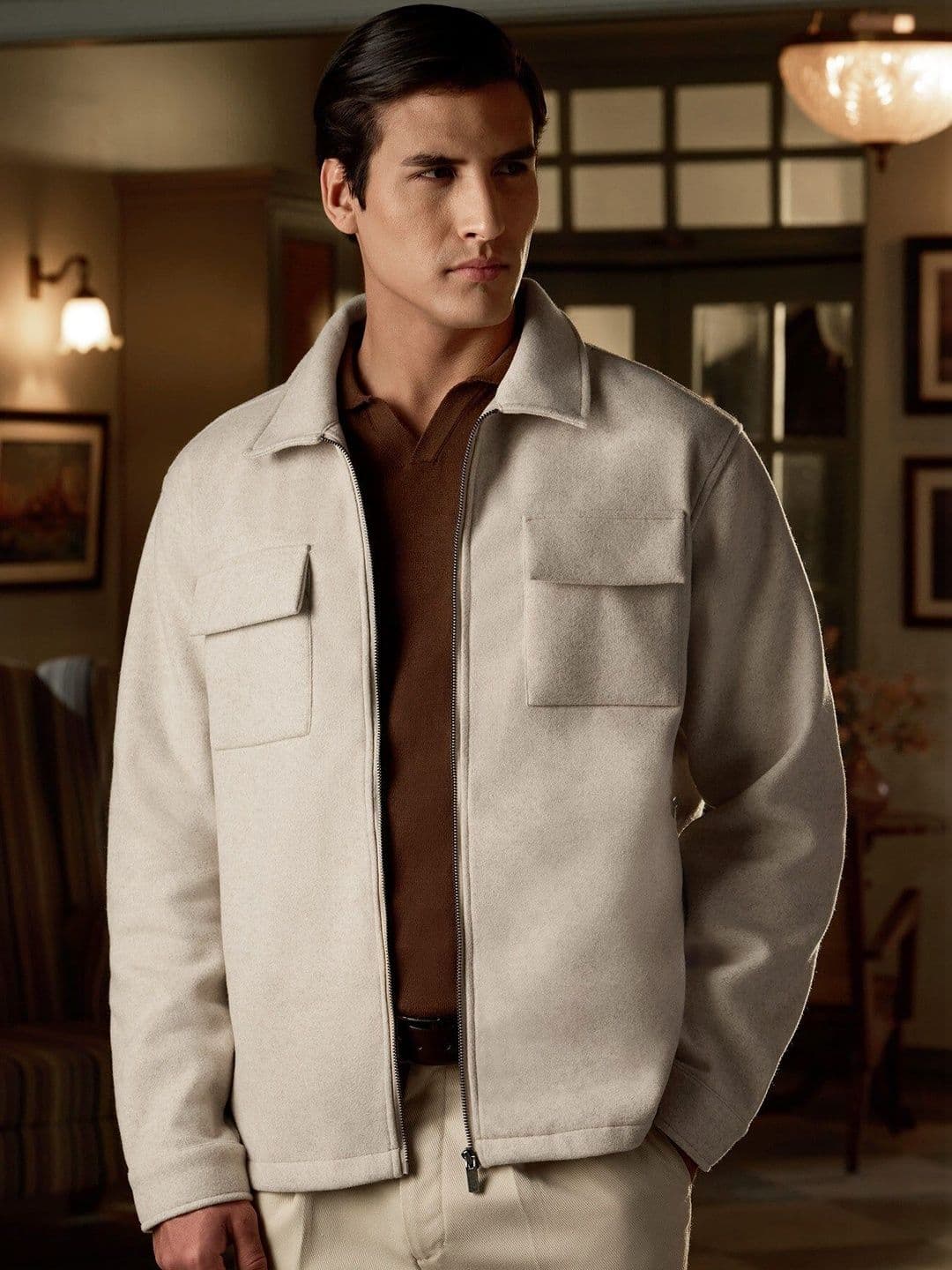 VAHRO Zipper Casual Jacket - view 1