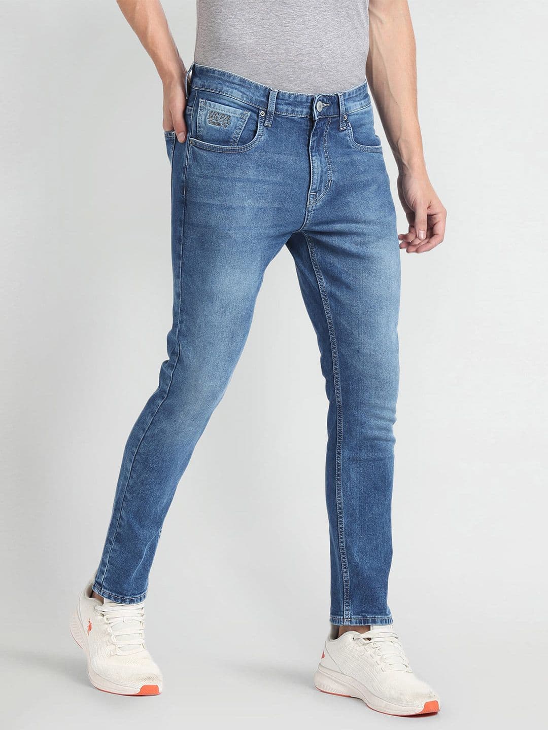 U.S. Polo Assn. Denim Co. Men Henry Light Fade Stretchable Jeans - view 1