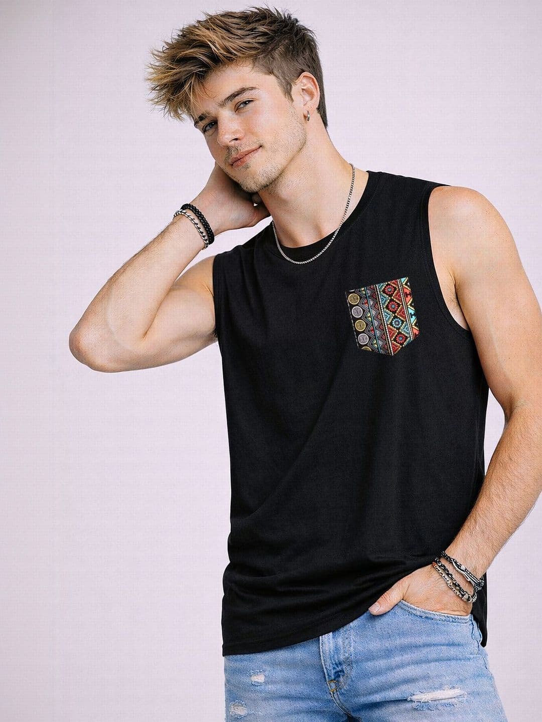 INVICTUS Men Printed Pockets T-shirt - view 1