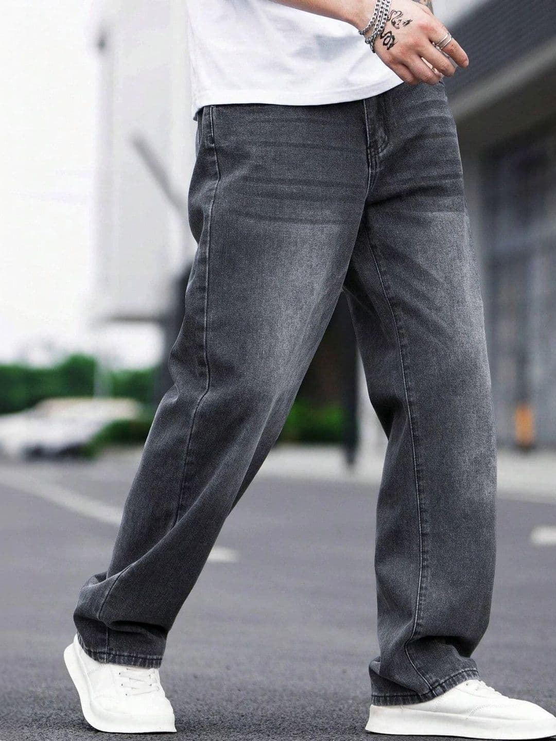 BREXX Men Comfort Mid-Rise Light Fade Stretchable Jeans - view 1