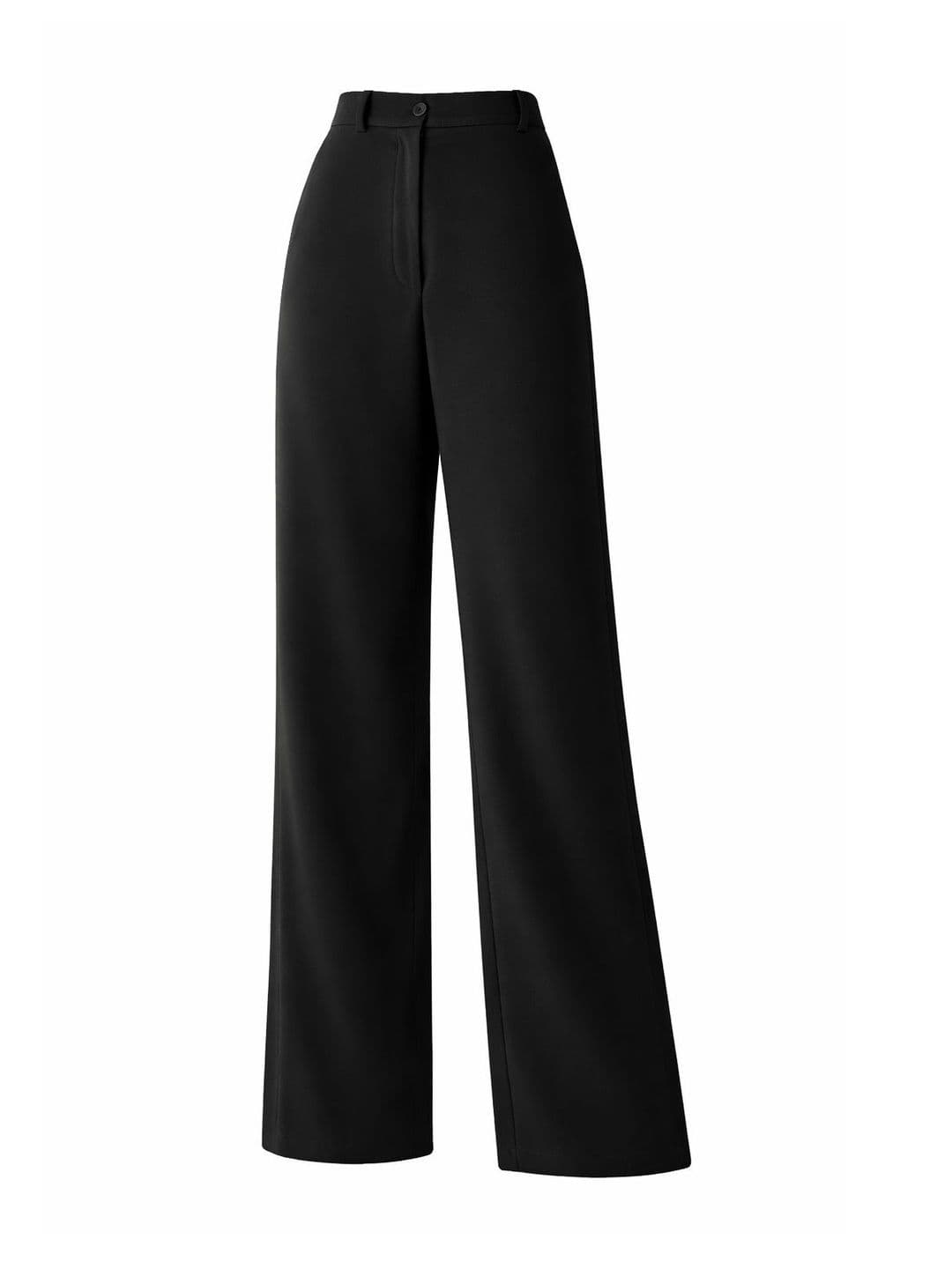 CREZYVEZY Women Relaxed Straight Leg Straight Fit High-Rise Non Iron Trousers - view 1