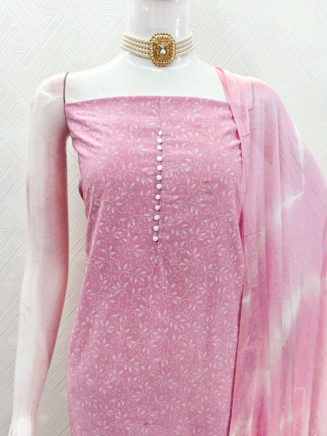 Rangtulika Ethnics Printed Unstitched Dress Material - view 1