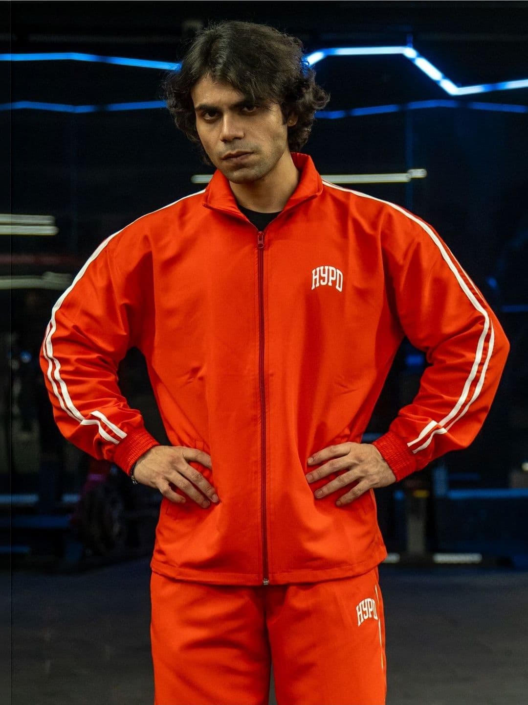 HYPD Men Typography Colourblocked Lightweight Training or Gym Sporty Jacket - view 1