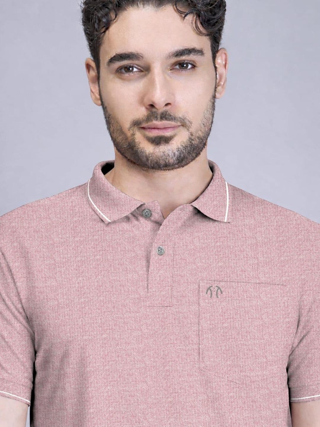 Triptee Men Polo Collar Pockets T-shirt - view 1